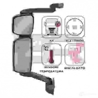 Наружное зеркало кабины водителя