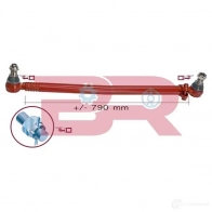 Рулевая тяга в сборе BOTTO RICAMBI 6CYK 3G brst1326 1439141772
