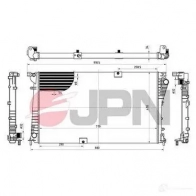 Радиатор охлаждения двигателя JPN Z78 G87I 60c9046jpn 1437984388