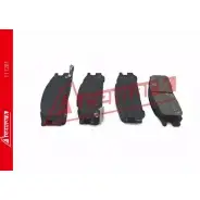 Тормозные колодки, дисковые, комплект ACEMARK XE6I3 S PMO7 1265199361 111281