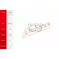 Тормозные колодки, дисковые, комплект ACEMARK 1265201827 3IDJN UM 5HJC 112647