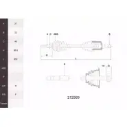 Приводной вал ACEMARK 212569 I KLQWK SCLGO 1265287551