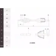 Приводной вал ACEMARK 1265289327 9B84 DA4 6EY02MI 212695