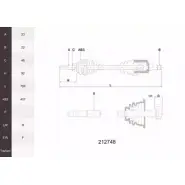 Приводной вал ACEMARK 212748 UYSHG 1265289535 0OQ1A T