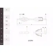 Приводной вал ACEMARK R3 UDF 65ME5LN 212781 1265289537