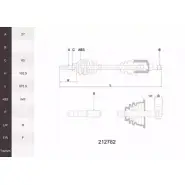 Приводной вал ACEMARK T AZNFQ5 212782 87DHF 1265289541