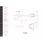 Приводной вал ACEMARK 213263 1265291279 0ETNU1S HI KNZ