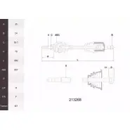 Приводной вал ACEMARK 1FVV4F 213268 HG SXXP 1265291297