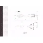 Приводной вал ACEMARK 8IDIOWV J4J ZY 1265291487 213304
