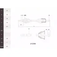 Приводной вал ACEMARK Z 7S3A 213308 1265291519 44GWDHY