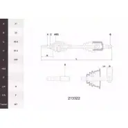 Приводной вал ACEMARK X GW20 213322 1265291609 OA6RR