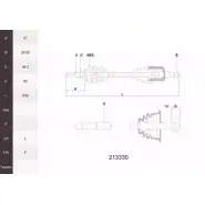 Приводной вал ACEMARK AQO 6W CTM71L 213330 1265291669