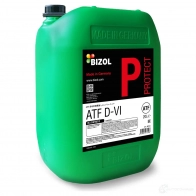 Трансмиссионное масло в акпп синтетическое 27312 BIZOL ATF Dexron 3 G, , 20 л