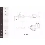Приводной вал ACEMARK TTQ ZZ8A 1265292219 86F5X1G 213454