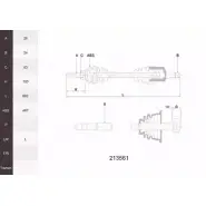 Приводной вал ACEMARK FJ 3T5 1265292699 WA5I3ZR 213561