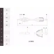 Приводной вал ACEMARK 1265293125 S2WFU9O 213653 7H2VI V4
