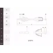 Приводной вал ACEMARK 213711 Q5OK R0 1265293607 G64A4