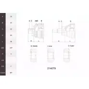 Шрус граната ACEMARK 214079 1265294679 ISX0D M 26GJE3C
