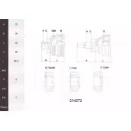 Шрус граната ACEMARK 1265296657 214272 BXU1F6K D1X1R 7