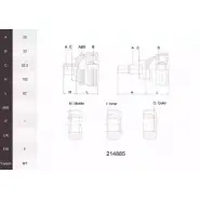Шрус граната ACEMARK 1265300811 76CQTY6 214885 4F 1DJZK