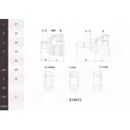 Шрус граната ACEMARK 214913 ZFYVJ2 V2DF BH 1265301039