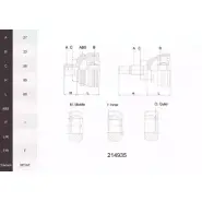 Шрус граната ACEMARK 214935 28PJD7O H9TA F 1265301183