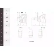 Шрус граната ACEMARK 1265302103 215163 T9OX9EM HGB 6D