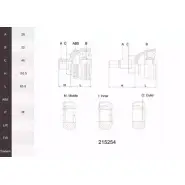Шрус граната ACEMARK PW9DR SD1 UX3U 215254 1265302737