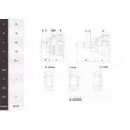Шрус граната ACEMARK 1265302745 W8QV7N5 215255 RY4 QU