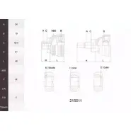 Шрус граната ACEMARK 215511 FO2P9M 1265303969 OP0B I
