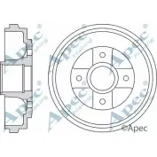 Тормозной барабан APEC BRAKING KEWL2AI 1265426303 9SUY D3E DRM9201