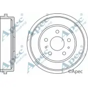 Тормозной барабан APEC BRAKING SQNU4 Ford Focus 2 Универсал 1.6 100 л.с. 2004 – 2011 DRM9957 PA QZ88Q