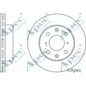 Тормозной диск APEC BRAKING DSK131 JW EI145 1265427375 68ENJY
