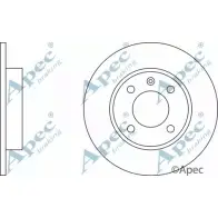 Тормозной диск APEC BRAKING DSK137 2ZLGDFW 1265427463 X82D 5