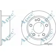 Тормозной диск APEC BRAKING DSK138 V2MF30Q 1265427487 3O 00D