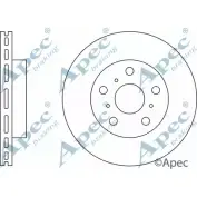 Тормозной диск APEC BRAKING JVRUKA O DSK154 SSM0RR 1265427693