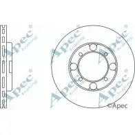 Тормозной диск APEC BRAKING DSK172 KP L38 1265427855 XI35F0R