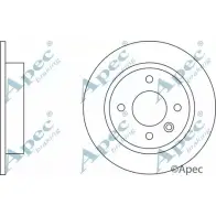 Тормозной диск APEC BRAKING 1265427879 3PA LWH OJOFA DSK174
