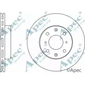 Тормозной диск APEC BRAKING DSK190 2T2CU 1265428043 HU KHH