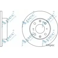 Тормозной диск APEC BRAKING 1265428087 WZW5S J N32V DSK194