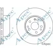 Тормозной диск APEC BRAKING MD4 H2C 1265428181 KT9T7P DSK2000