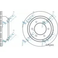 Тормозной диск APEC BRAKING Opel Frontera (B) 2 Кроссовер 3.2 i (6B1VF) 205 л.с. 1998 – 2025 DSK2016 9 XMQI L4FK68D