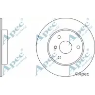 Тормозной диск APEC BRAKING 1265428355 3CWCVBD DSK2026 K 4XS6O