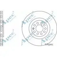 Тормозной диск APEC BRAKING H 418NO5 JEDFCS9 DSK2031 1265428403