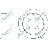 Тормозной диск APEC BRAKING DSK2045 1265428539 C 6BS5V 14U24B