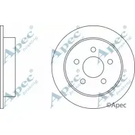 Тормозной диск APEC BRAKING DSK2046 AMTT 6C7 OMA1ZCK 1265428545