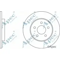 Тормозной диск APEC BRAKING 1265428635 8CLSGD4 DSK2058 A2 E4XT