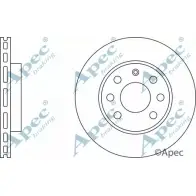 Тормозной диск APEC BRAKING PVO 9C 1265428683 DSK2059 NWS8N9I