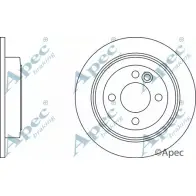 Тормозной диск APEC BRAKING X3X6 22 6XJE6 DSK2063 1265428715