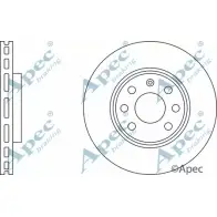 Тормозной диск APEC BRAKING DSK2068 1265428741 VFI9N 63 SNTWS